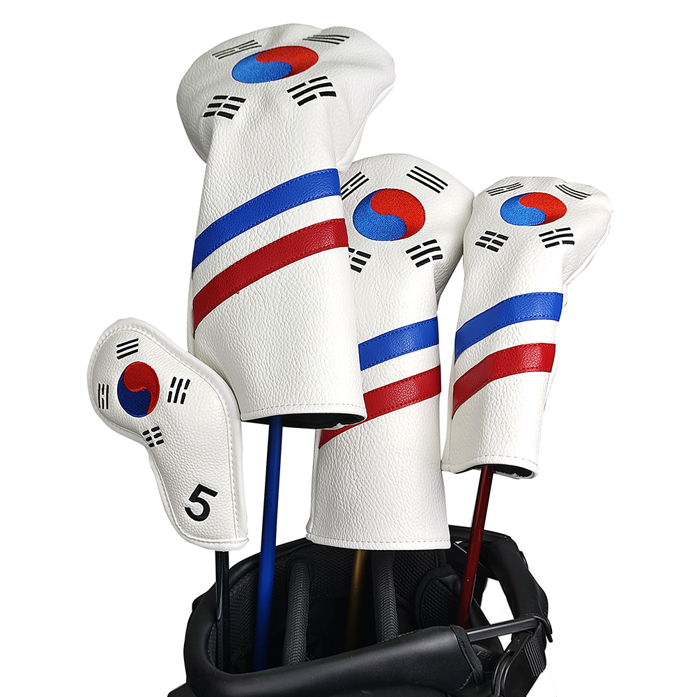 Golf Equipment Storage - Korea Patriotic Golf Head Covers Set