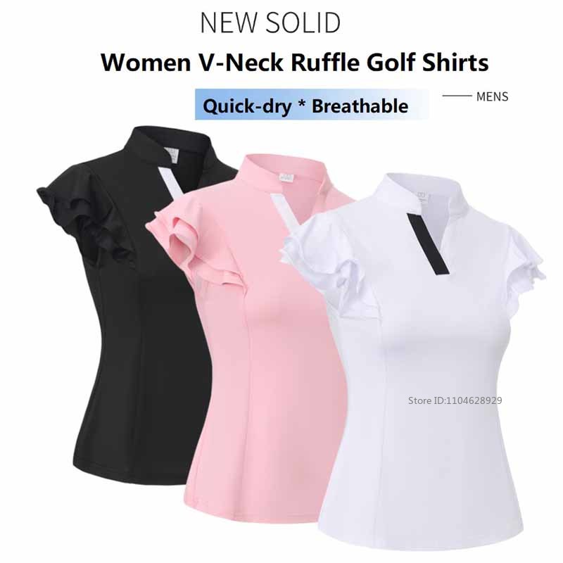 Golf Equipment For Women - Women Golf Clothing Summer Ruffle Fly