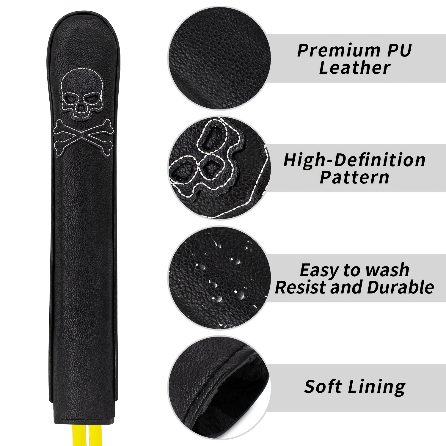 1pc Skull Head Directional Gol - Golf Equipment Storage review and price