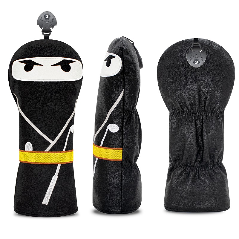 Samurai Pattern Black Golf Clu - Golf Equipment Storage review and price